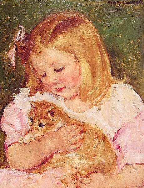 Fil:Cassatt Mary Sara Holding A Cat 1908.jpg