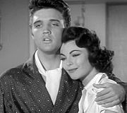 Elvis Presley and Judy Tyler in Jailhouse Rock trailer.jpg