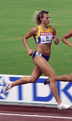 Natalja Dobrynska vid VM 2007