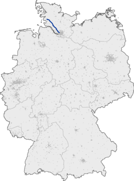 Bundesautobahn 23 map.png