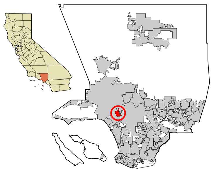 Fil:LA County Incorporated Areas Beverly Hills highlighted.svg
