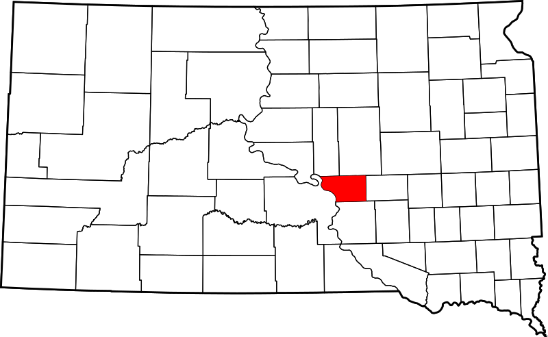 Fil:Map of South Dakota highlighting Buffalo County.svg