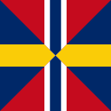 Sverige och Norges flagga