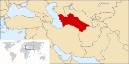 Turkmenistans läge