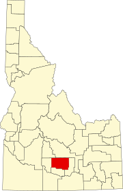 Map of Idaho highlighting Lincoln County.svg