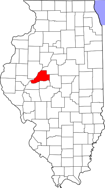 Fil:Map of Illinois highlighting Mason County.svg