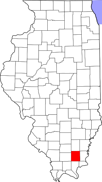 Fil:Map of Illinois highlighting Saline County.svg