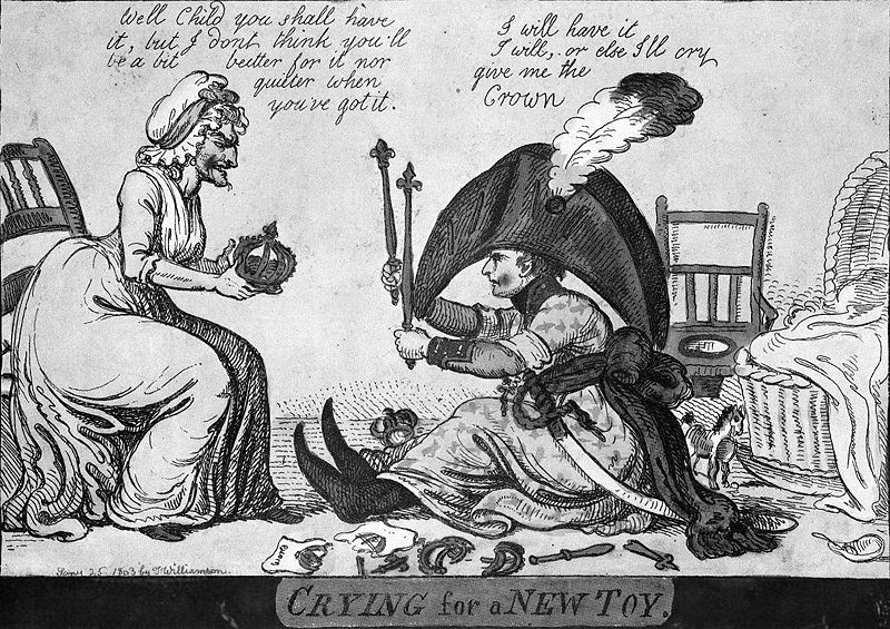 Fil:Napoleon-nappy-crying-for-a-new-toy-1803-caricature.jpg