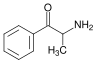 Cathinone structure.svg