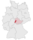 Wartburgkreis (mörkröd) i Tyskland