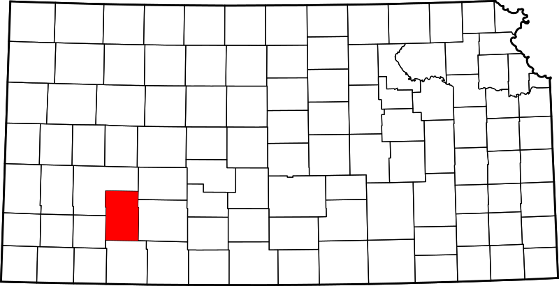 Fil:Map of Kansas highlighting Gray County.svg