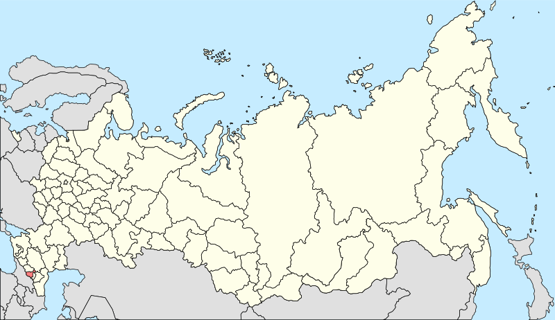 Fil:Map of Russia - Republic of North Ossetia-Alania (2008-03).svg