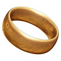 Saurons ring, den mäktigaste av ringarna i Tolkiens fantasyberättelse.