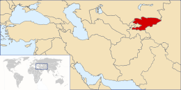 Kirgizistans läge