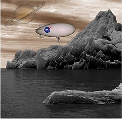 Koncept över Titan Explorer