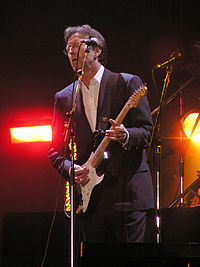 Eric Clapton spelar på "Tsunami Relief Concert" 2005