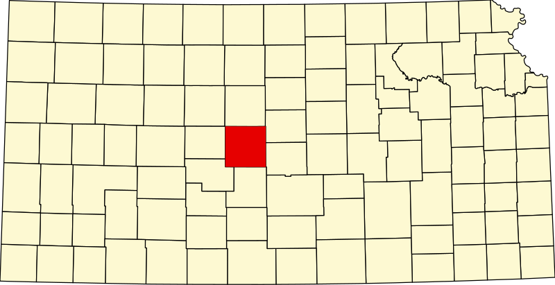 Fil:Map of Kansas highlighting Barton County.svg