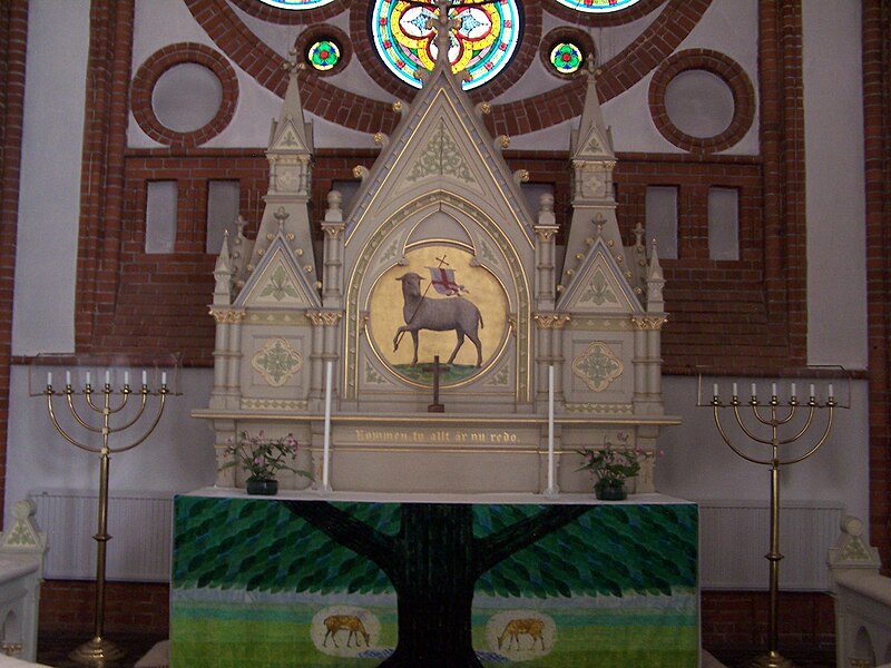 Fil:Bunkeflo kyrka altare.jpg