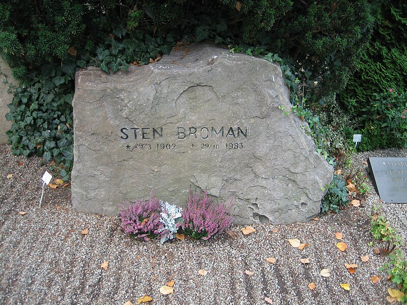Fil:Grave of sten broman lund sweden.JPG