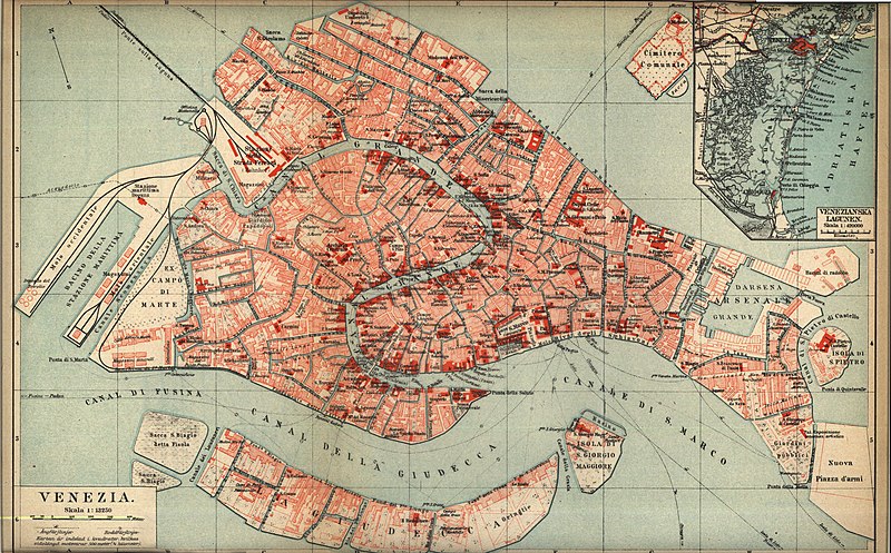 Fil:Karta över Venedig på 1920-talet (ur Nordisk familjebok).jpg