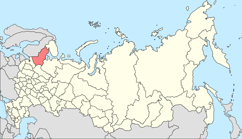 Fil:Map of Russia - Republic of Karelia (2008-03).svg