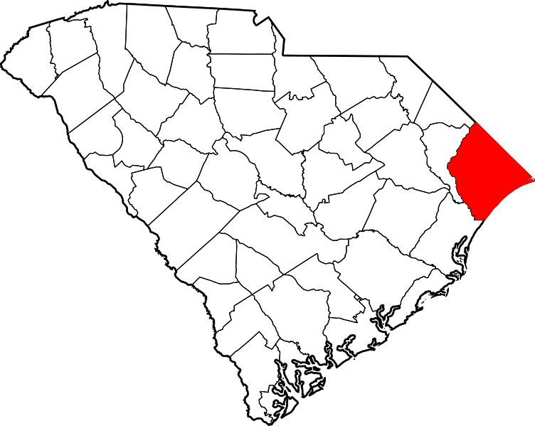 Fil:Map of South Carolina highlighting Horry County.svg
