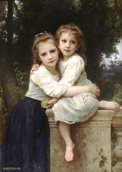 Fil:William-Adolphe Bouguereau (1825-1905) - Two Sisters (1901).jpg