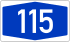 Bundesautobahn 115 number.svg