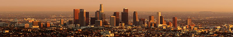 Fil:Los Angeles downtown sunset cityscape.jpg