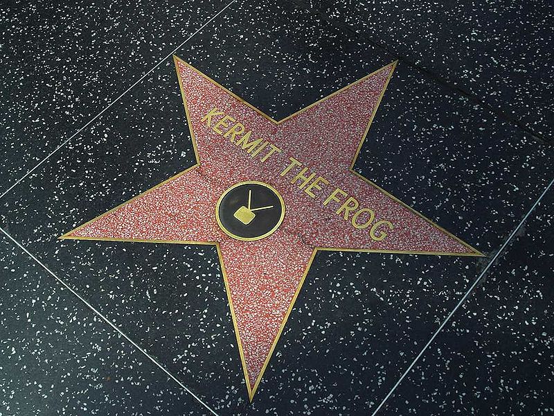 Fil:Kermit the frog hollywood walk of fame.jpg