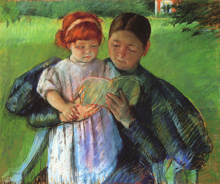 Fil:Cassatt Mary Nurse Reading to a Little Girl 1895.jpg