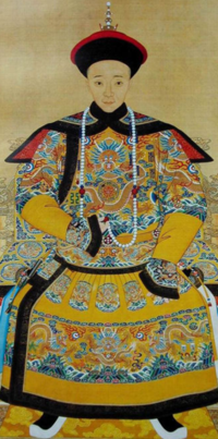 Officiellt hovporträtt av Xianfeng-kejsaren