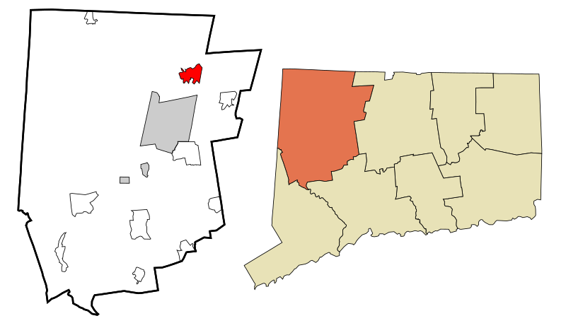 Fil:Litchfield County Connecticut Incorporated and Unincorporated areas Winsted Highlighted.svg