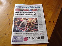 Tabloidformat Norrköpings Tidningar 07 06 26.JPG