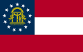 Georgias nuvarande flagga