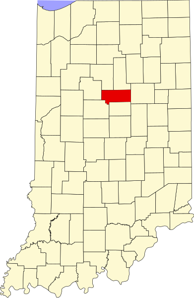 Fil:Map of Indiana highlighting Howard County.svg