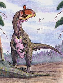Cryolophosaurus.