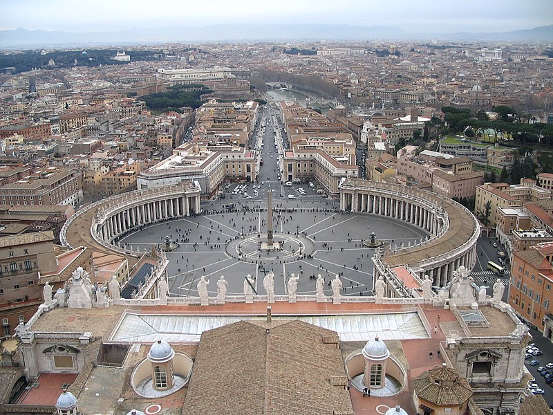 Fil:Saint Peter's Square from the dome.jpg