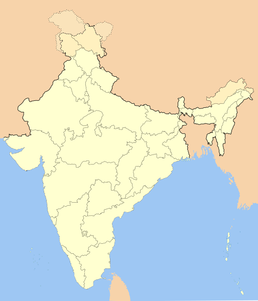 Fil:India-locator-map-blank.svg
