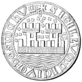 Stadsvapnet, från 1296 respektive 1326