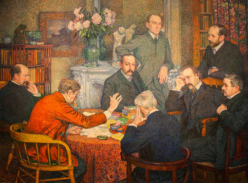Fil:Theo van Rysselberghe The Reading 1903.jpg