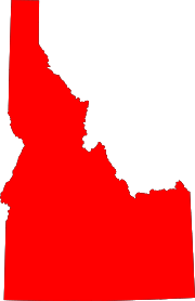 Map of Idaho highlighting Idaho County.svg