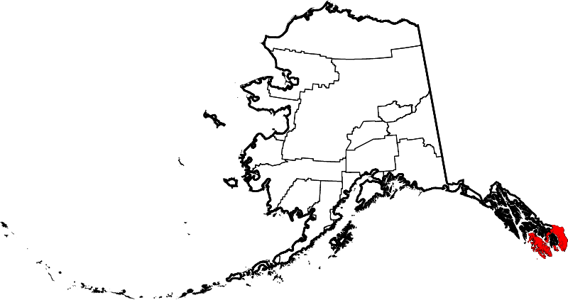 Fil:Map of Alaska highlighting Prince of Wales-Outer Ketchikan Census Area.svg