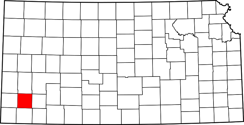 Fil:Map of Kansas highlighting Grant County.svg