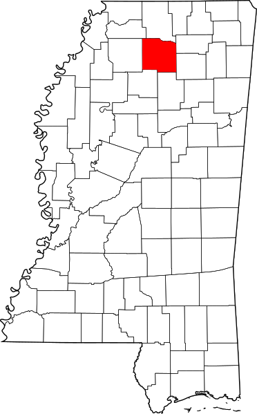 Fil:Map of Mississippi highlighting Lafayette County.svg