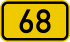 Bundesstraße 68 number.svg