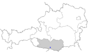 Österreichkarte, Position von Villach