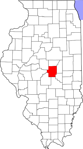 Fil:Map of Illinois highlighting Macon County.svg