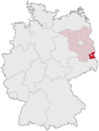 Landkreis Spree-Neiße (mörkröd) i Tyskland
