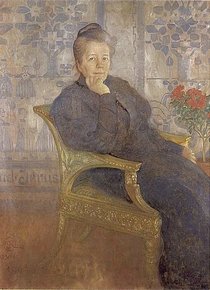 Fil:Selma Lagerlof (1908), painted by Carl Larsson.jpg